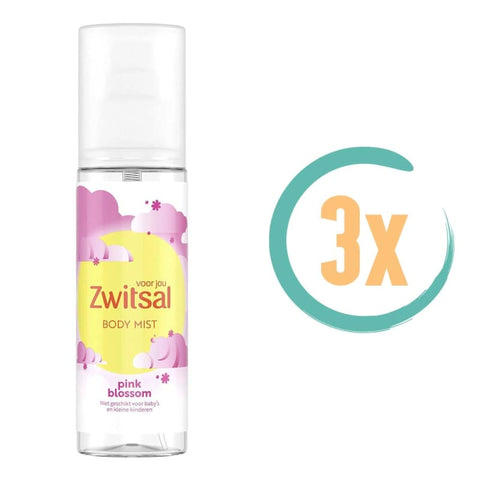 3x Zwitsal Pink Blossom Body Mist 150ml