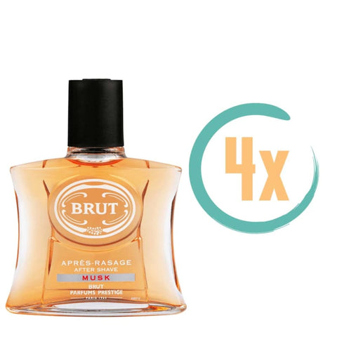4x Brut Musk Aftershave 100ml - Aftershaves