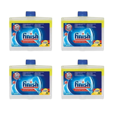 4x Finish Vaatwasmachine Reiniger Lemon 250ml -