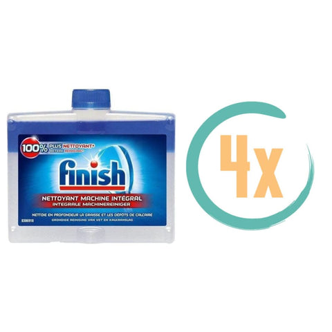 4x Finish Vaatwasmachine Reiniger Original 250ml -