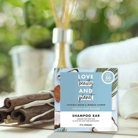 4x Love Beauty and Planet Volume & Bounty Shampoo Bar 90gr