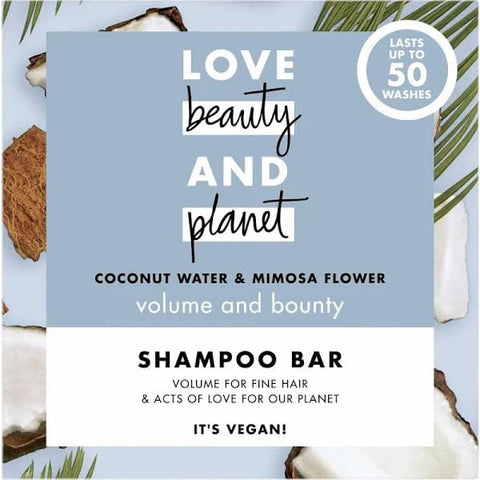 4x Love Beauty and Planet Volume & Bounty Shampoo Bar 90gr