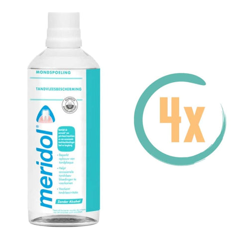 4x Meridol Mondwater 400ml
