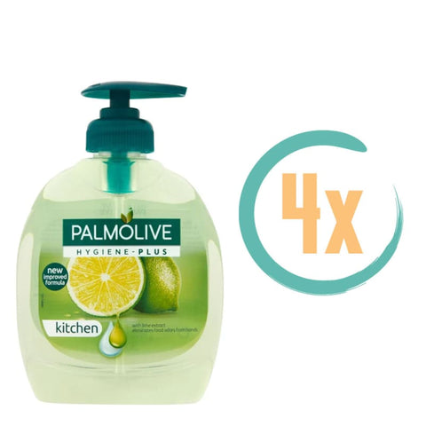 4x Palmolive Hygiëne Plus Kitchen Handzeep 300ml - Vloeibare