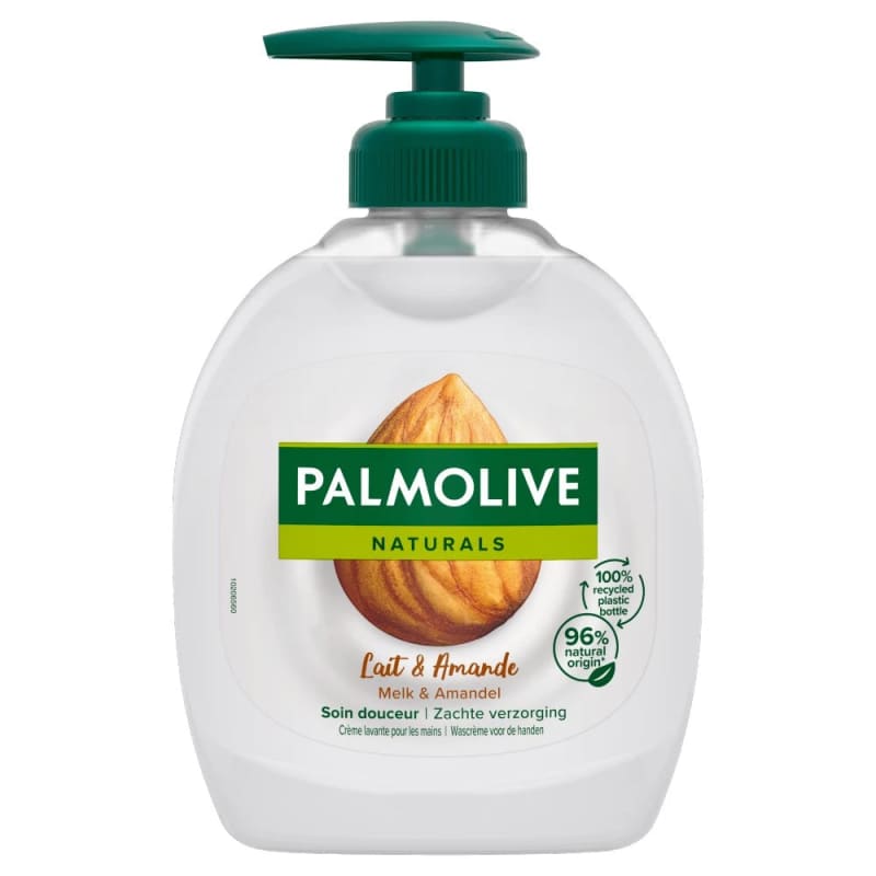 4x Palmolive Naturals Melk & Amandel Handzeep 300ml -