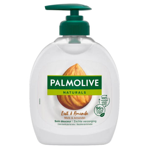 4x Palmolive Naturals Melk & Amandel Handzeep 300ml -