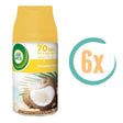 6x Airwick Freshmatic Navulling Paradise Retreat 250ml -