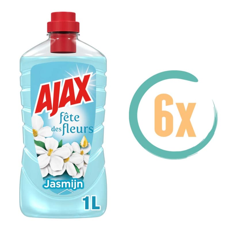 6x Ajax Allesreiniger Jasmijn 1 Liter