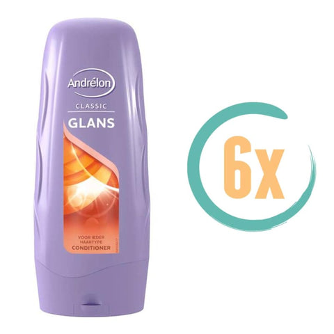 6x Andrelon Classic Glans Conditioner 300ml - Conditioners