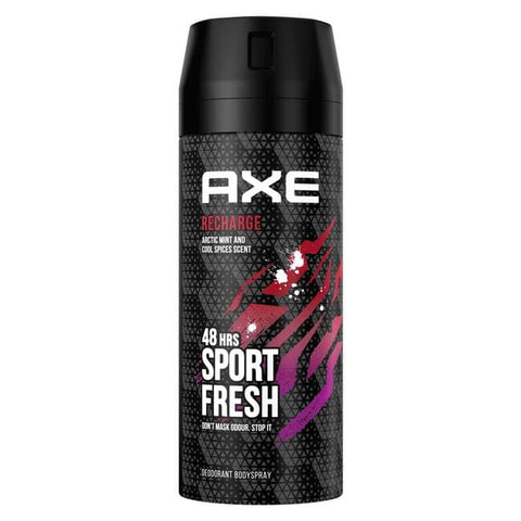 6x Axe Sport Recharge Deospray 150ml - Deodorant