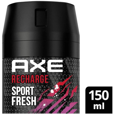 6x Axe Sport Recharge Deospray 150ml - Deodorant