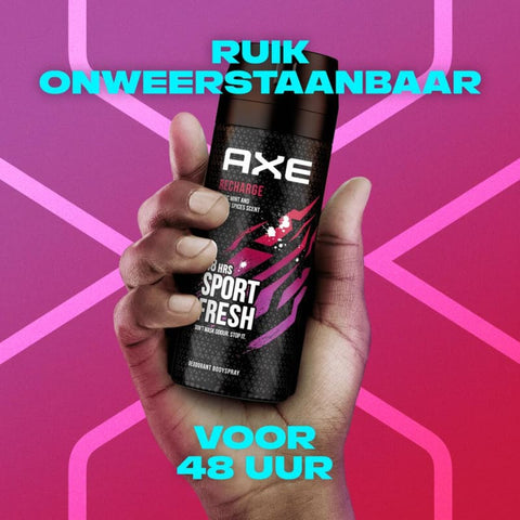 6x Axe Sport Recharge Deospray 150ml - Deodorant