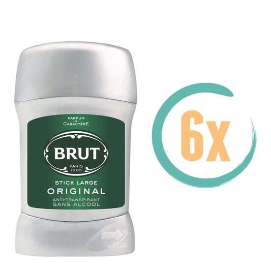 6x Brut Original Deostick 50ml - Deodorant