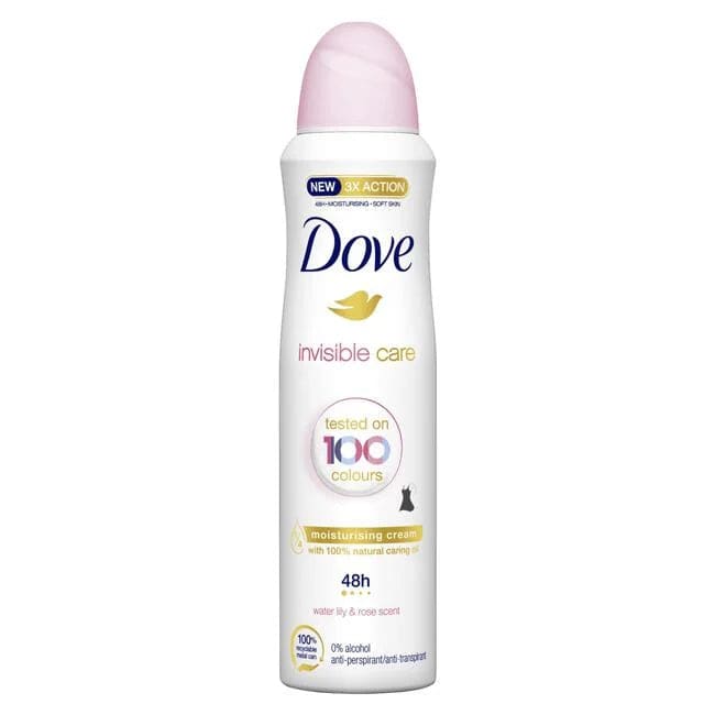6x Dove Invisible Care Deospray 150ml - Deodorant voor