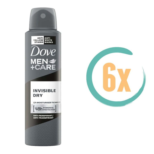 6x Dove Invisible Dry Deospray 150ml - Deodorant