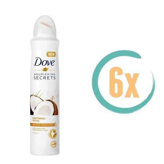 6x Dove Restoring Ritual Deospray 150ml - Deodorant voor