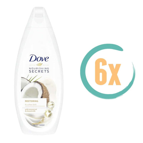6x Dove Restoring Ritual Douchegel 225ml