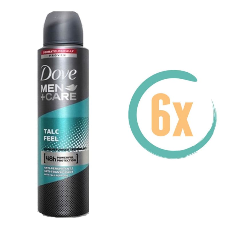 6x Dove Talc Feel Deospray 150ml - Deodorant