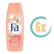6x Fa Divine Moments Douchecrème 250ml - Douchegel