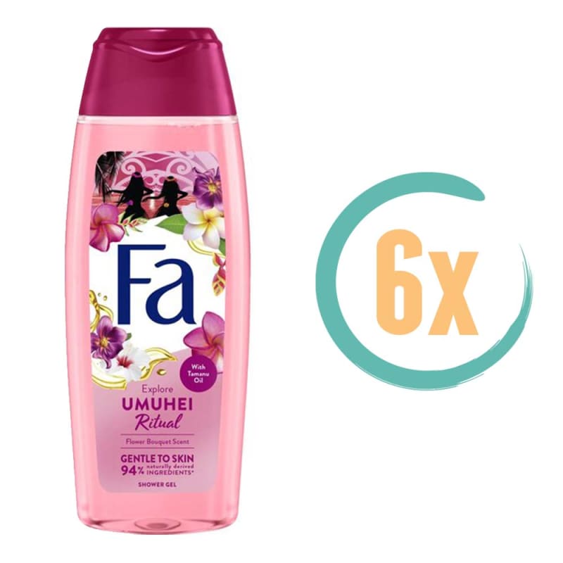 6x Fa Umuhei Ritual Douchegel - Bad en lichaam