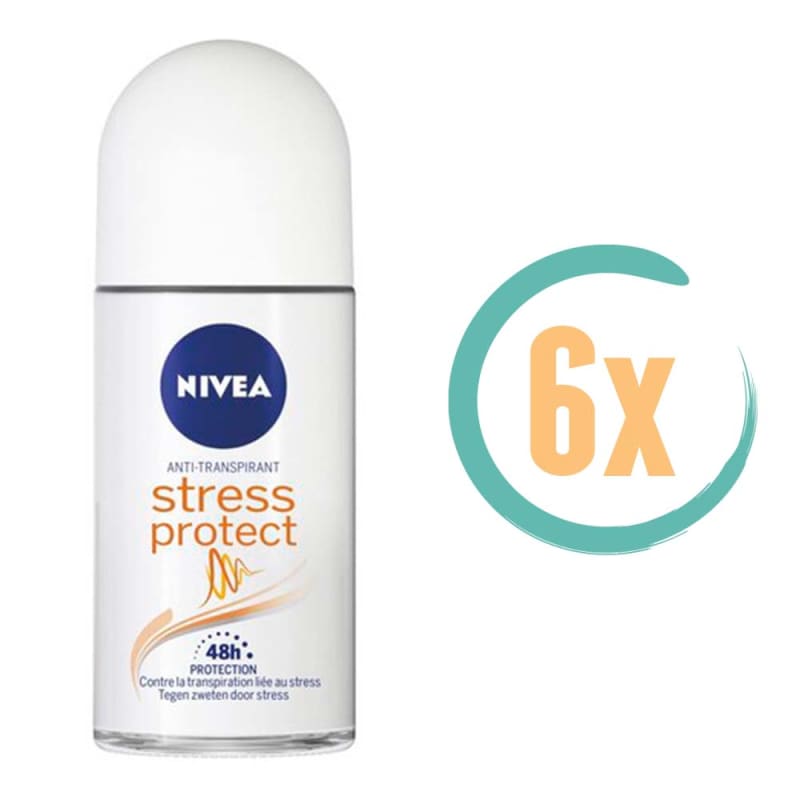 6x Nivea Stress Protect Deoroller 50ml