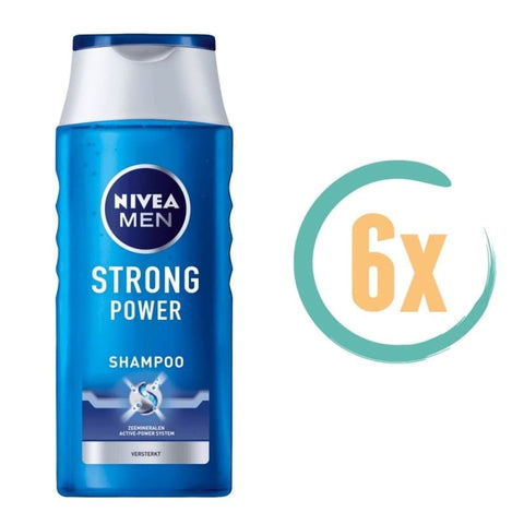 6x Nivea Strong Power Shampoo 250ml