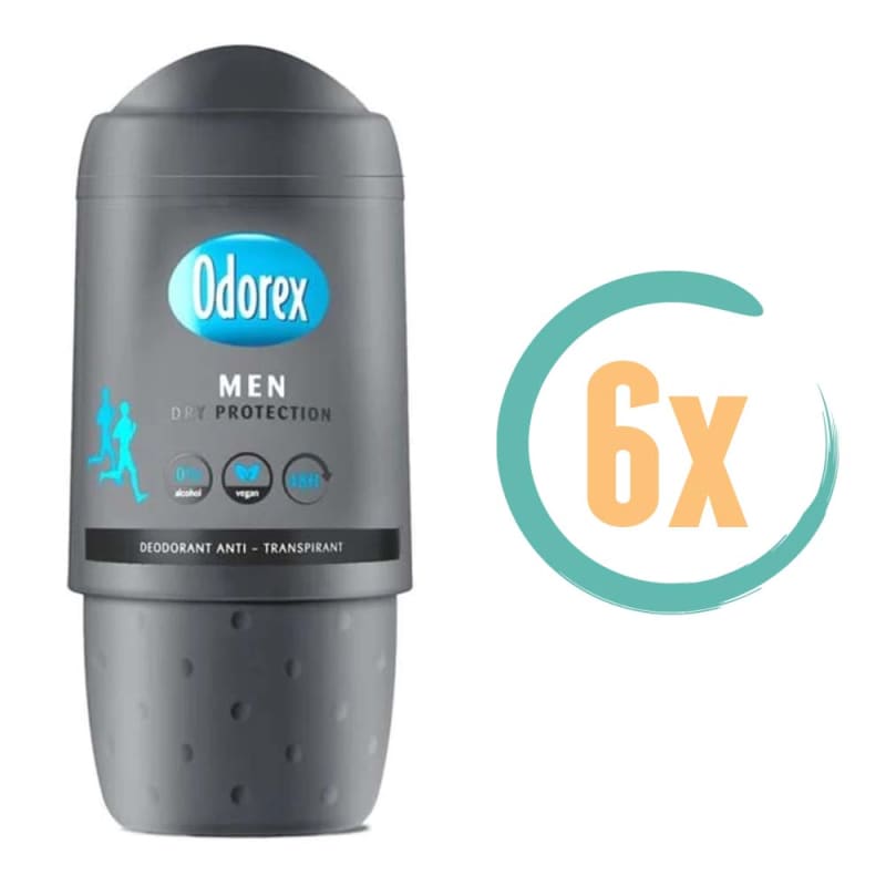 6x Odorex Dry Protection Deoroller 50ml - Deodorant