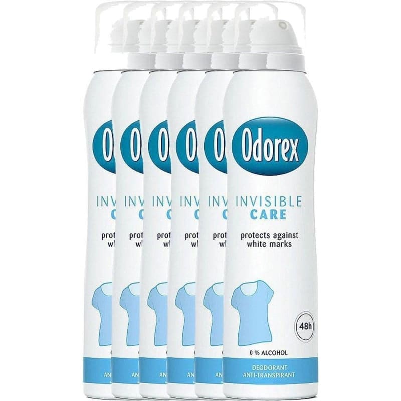 6x Odorex Invisible Care Deospray 150ml - Deodorant voor