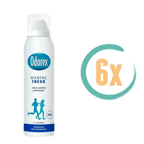 6x Odorex Marine Fresh Deospray 150ml - Deodorant voor