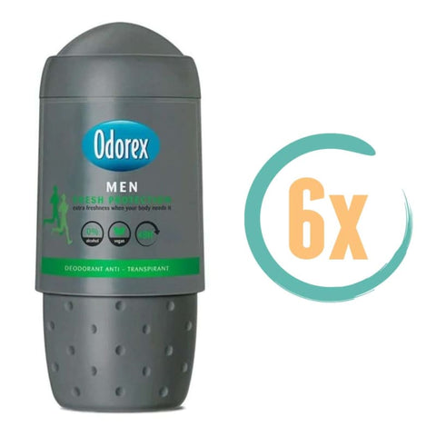 6x Odorex Men Fresh Protection Deoroller 50ml - Deodorant