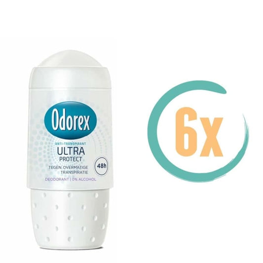 6x Odorex Ultra Protect Deoroller 50ml - Deodorant voor