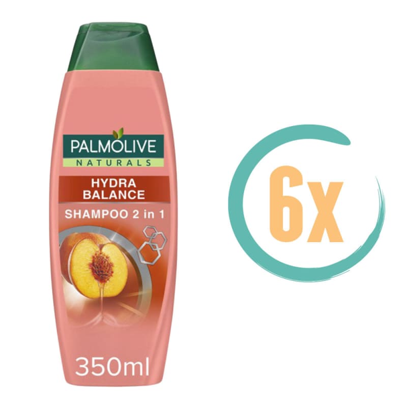 6x Palmolive Hydra Balance 2in1 Shampoo & Conditioner 350ml