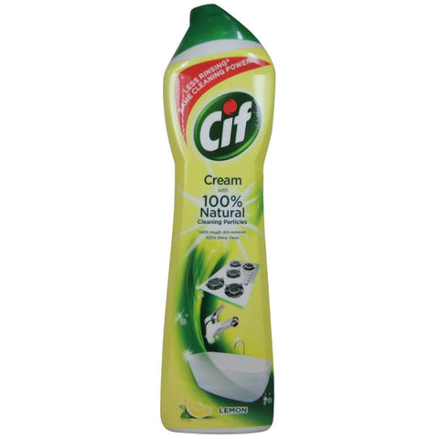 8x Cif Schuurmiddel Cream Lemon 500ml