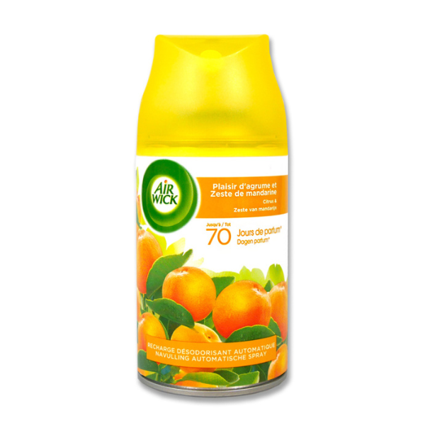 6x Airwick Freshmatic Navulling Citrus en Mandarijn 250ml