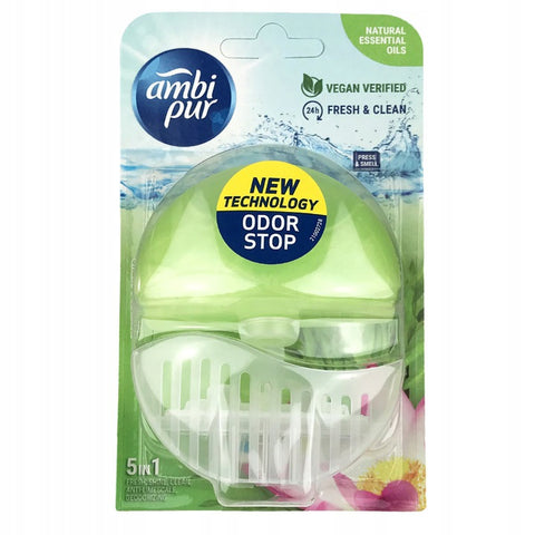 12x Ambi Pur Bamboo & Lotus Toiletblok 55ml