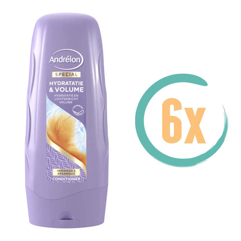 6x Andrelon Hydratatie & Volume Conditioner 300ml