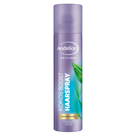 6x Andrelon Kokos Boost Haarspray 250ml