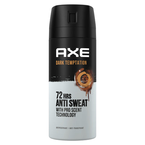 6x Axe Dark Temptation 72H Deospray 150ml