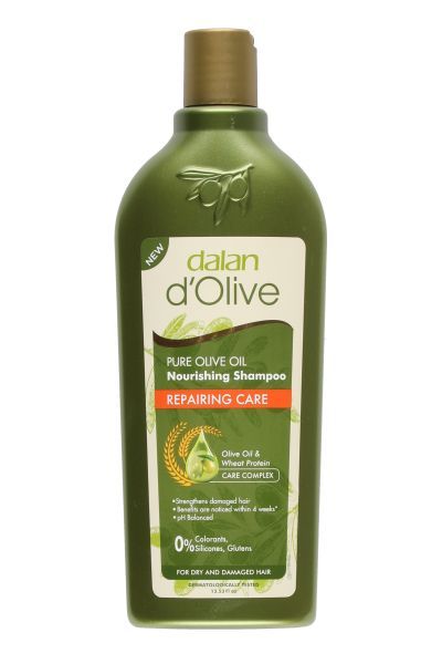 6x Dalan d'Olive Repairing Care Shampoo 400ml, VoordeligInslaan.nl