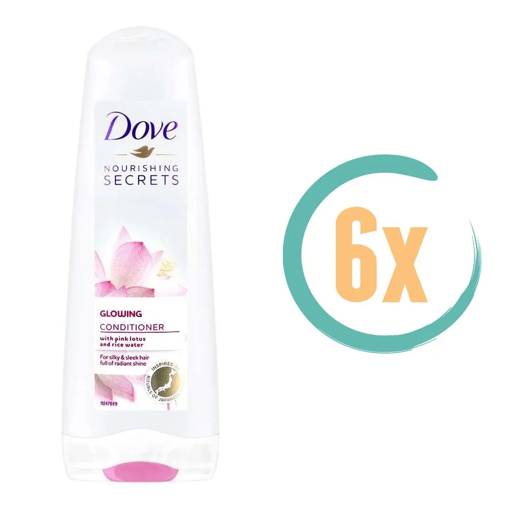 6x Dove Glowing Conditioner 200ml