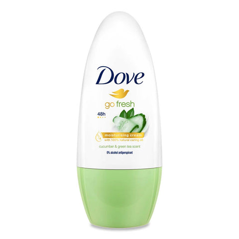 6x Dove Go Fresh Komkommer Deoroller 50ml