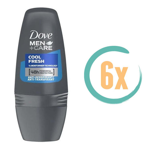 6x Dove Cool Fresh Deoroller 50ml