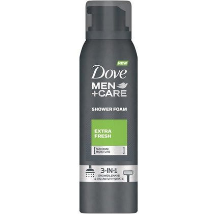 6x Dove Extra Fresh Shower Foam 200ml
