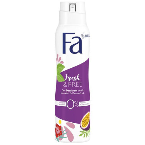 Fa Fresh & Free Munt & Passievrucht Deospray