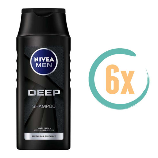6x Nivea Deep Shampoo 250ml, VoordeligInslaan.nl