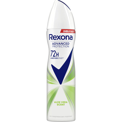 6x Rexona Aloe Vera 72H Deospray 150ml