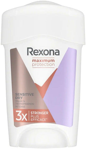 6x Rexona Maximum Protection Sensitive Dry Deostick 45ml