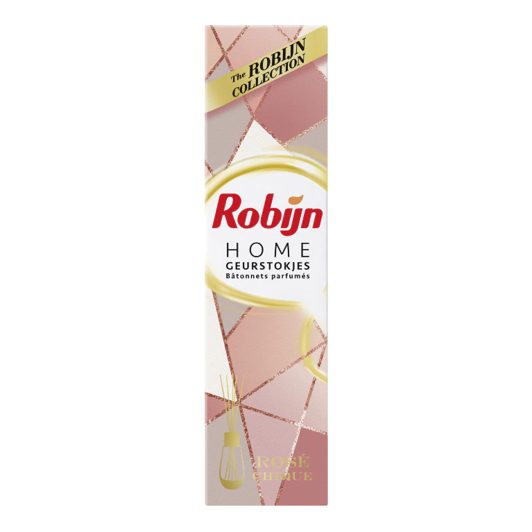 6x Robijn Home Rosé Chique Geurstokjes 45ml