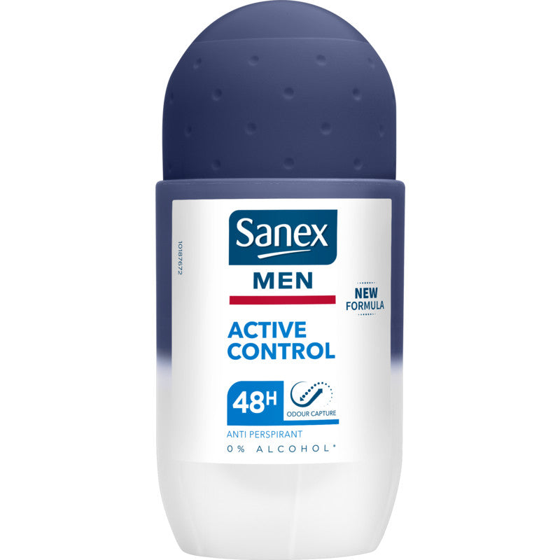 6x Sanex Active Control Deoroller 50ml, VoordeligInslaan.nl