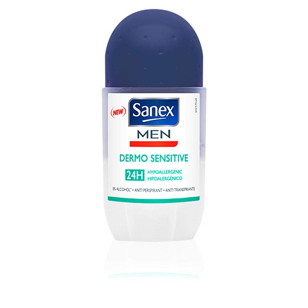 6x Sanex Men Dermo Sensitive Deoroller 50ml, VoordeligInslaan.nl